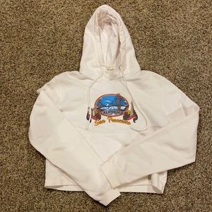 Cropped California hoodie